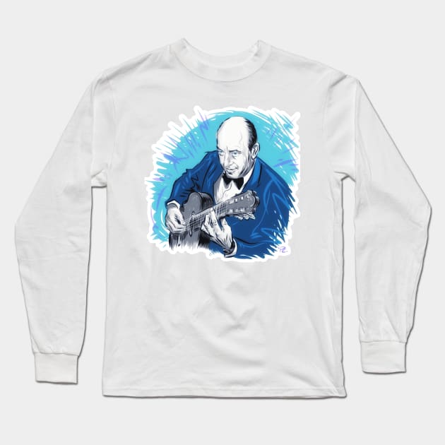 Charlie Byrd - An illustration by Paul Cemmick Long Sleeve T-Shirt by PLAYDIGITAL2020